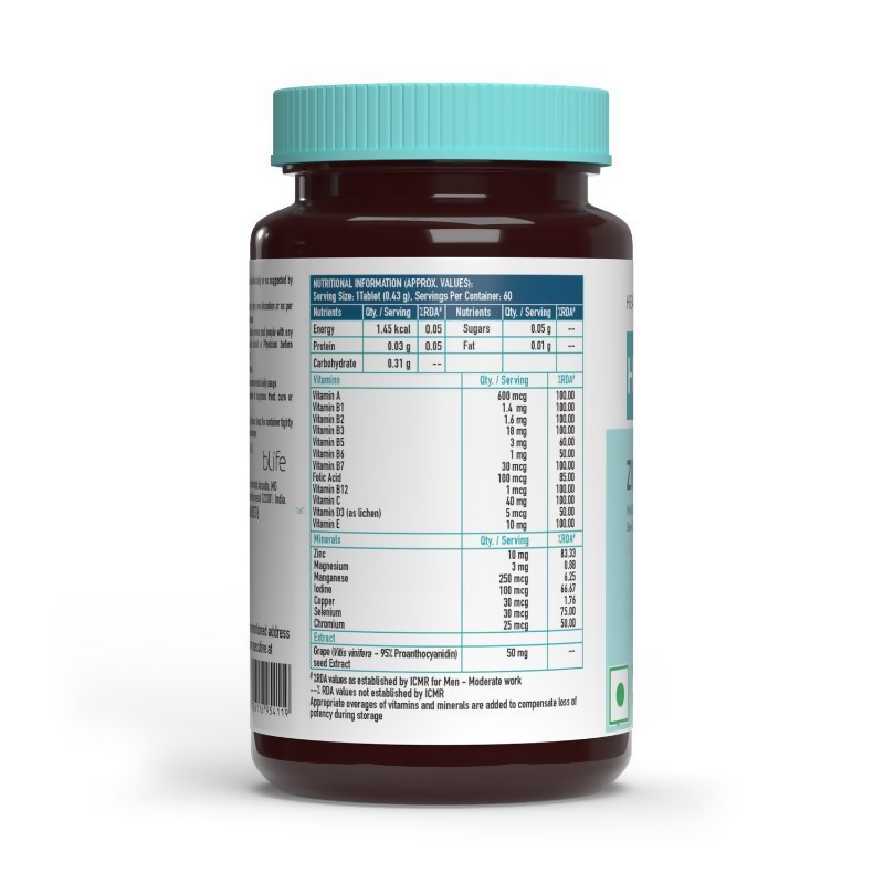 HK Vitals Zinc Complex Tablets 