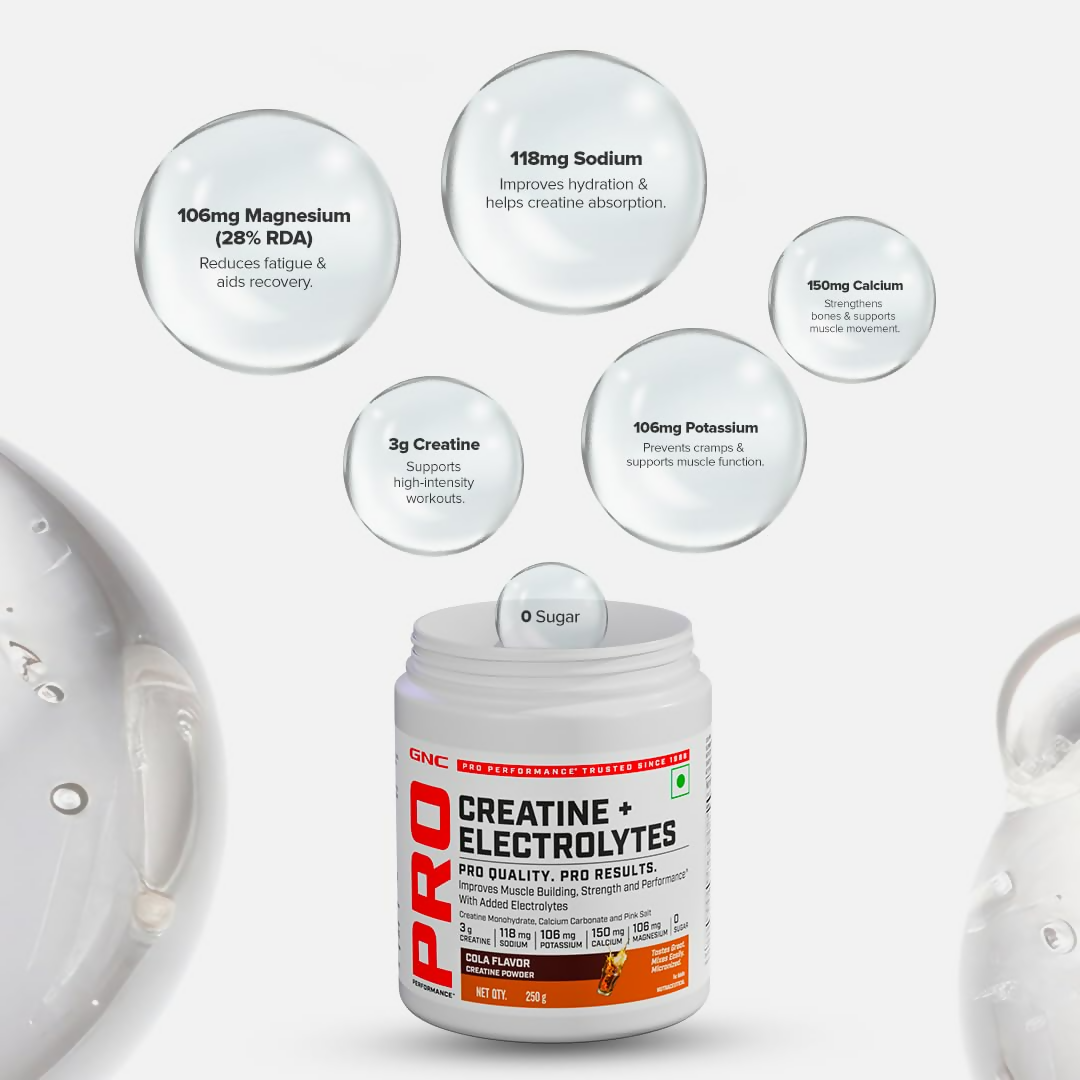 GNC Creatine+ Electrolytesh Cola 