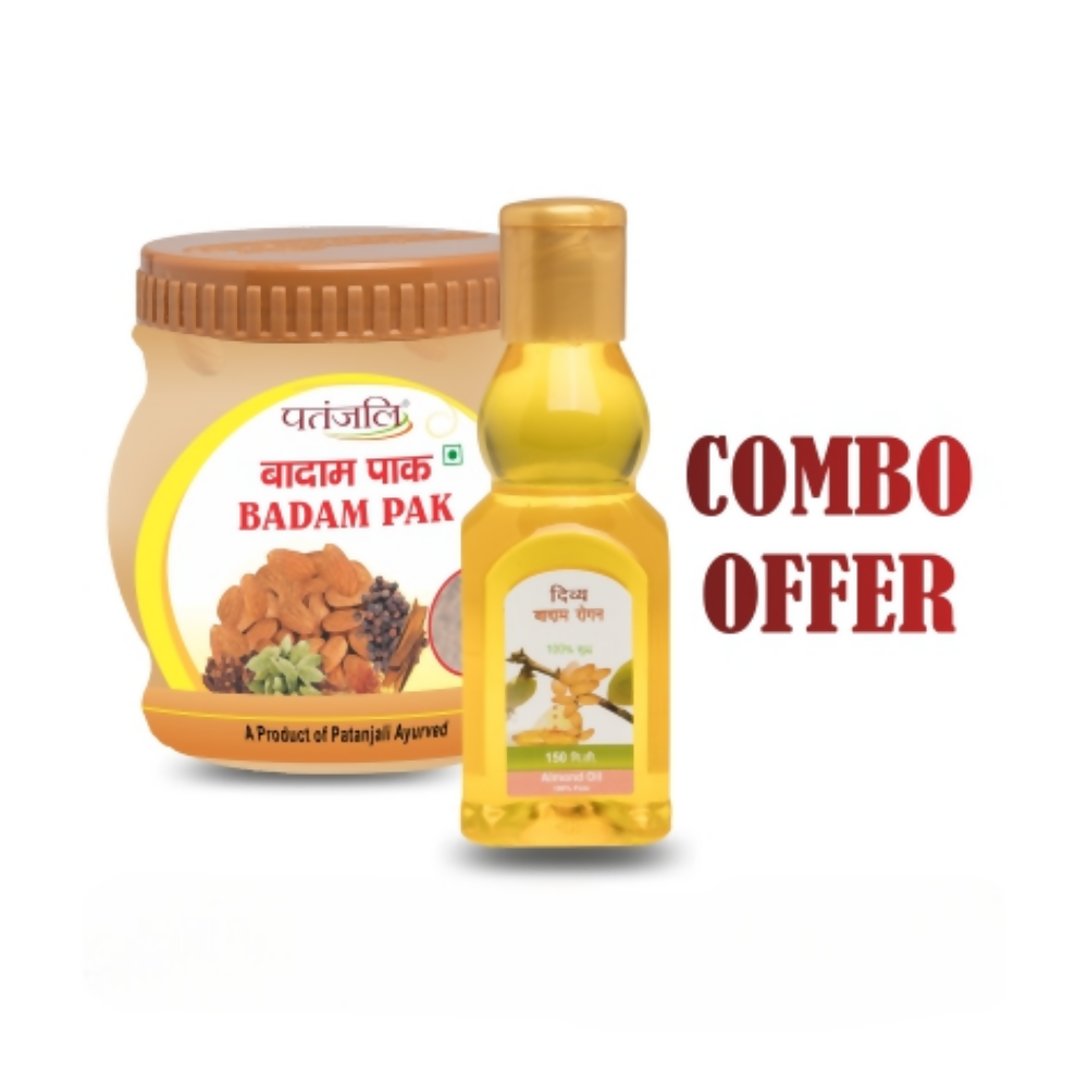 Patanjali Divya Badam Rogan + Badam Pak Combo 