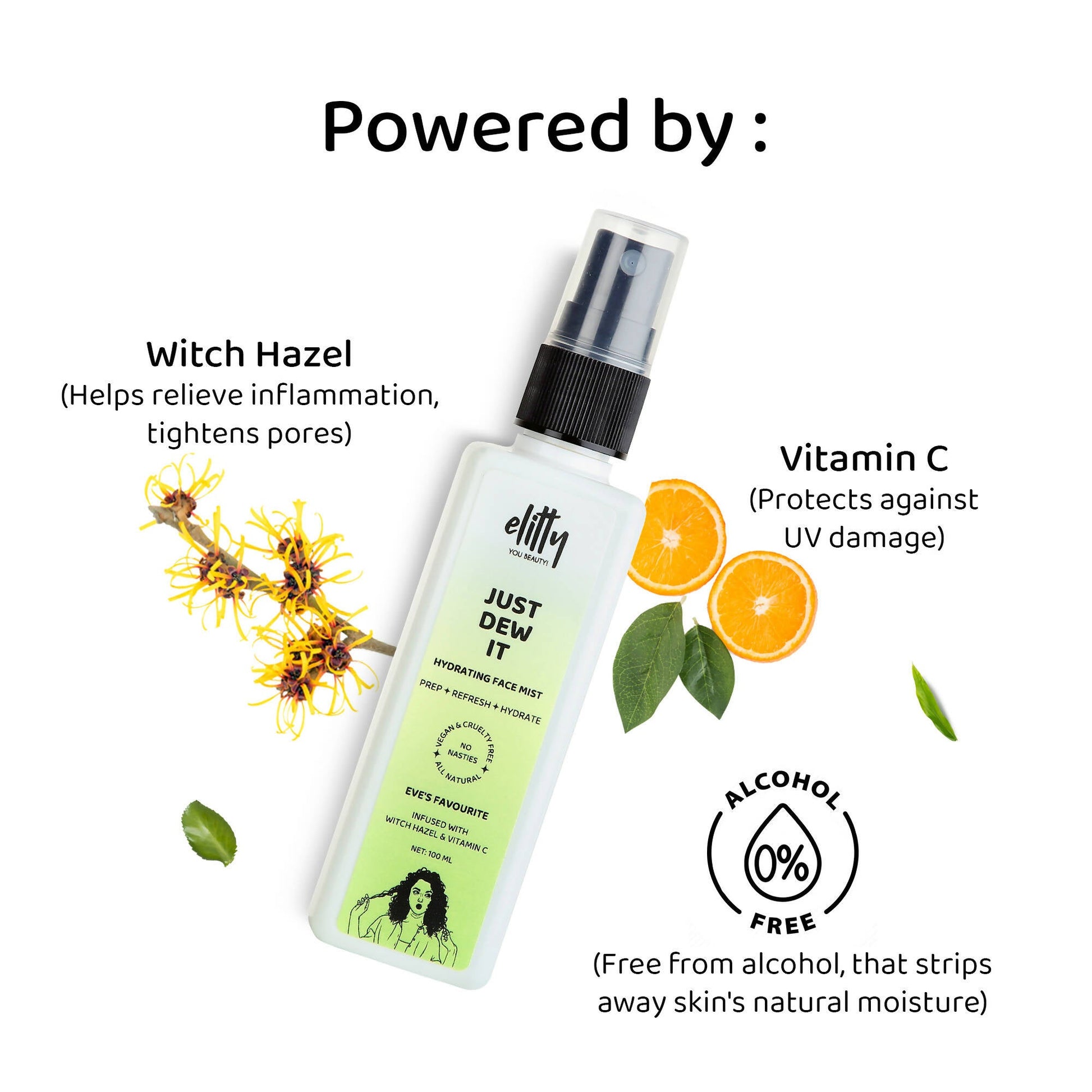 Elitty Just dew it - Hydrating Face Mist - Eve's Favourite