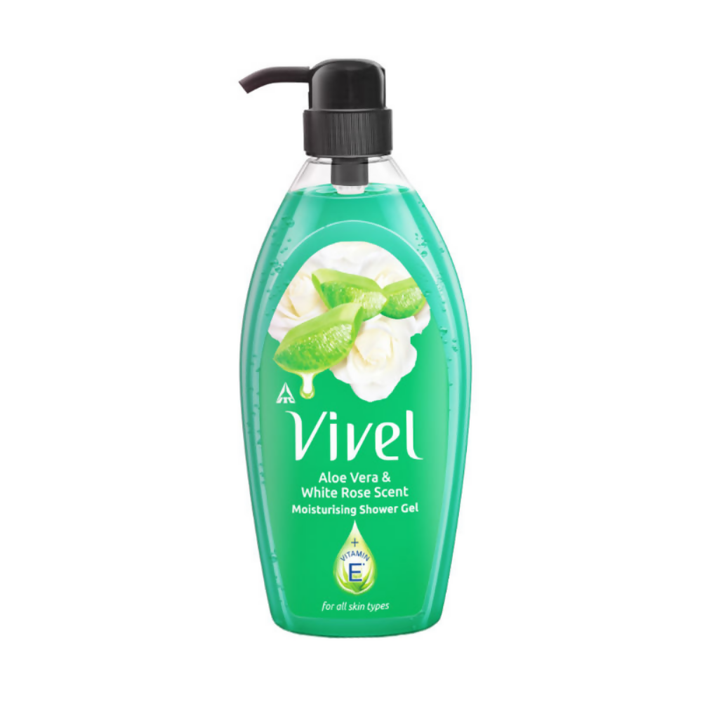 Vivel Aloe Vera & White Rose Scent Moisturizing Shower Gel  Grab2Buy Vivel Grab2Buy