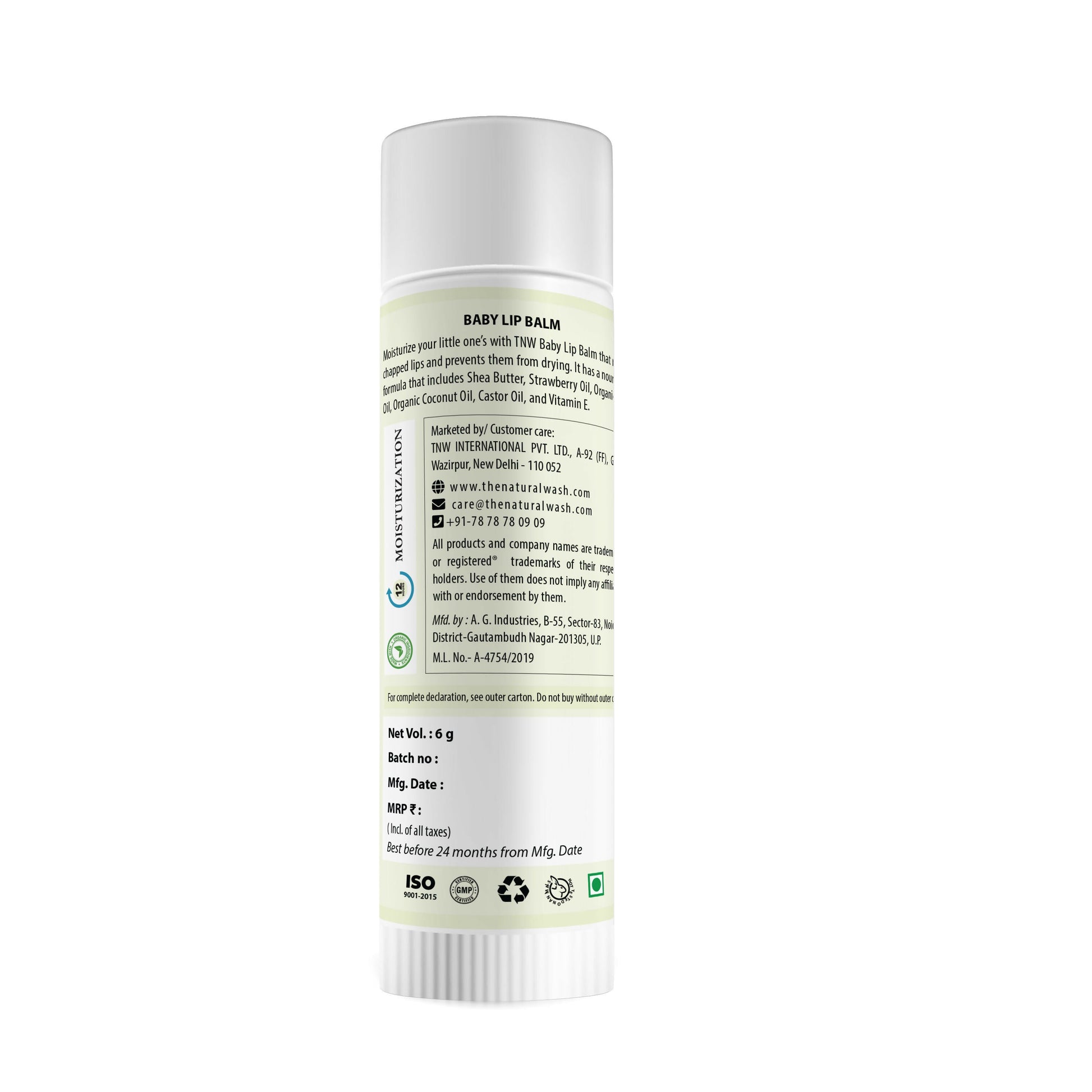 The Natural Wash Nourishing Baby Lip Balm 