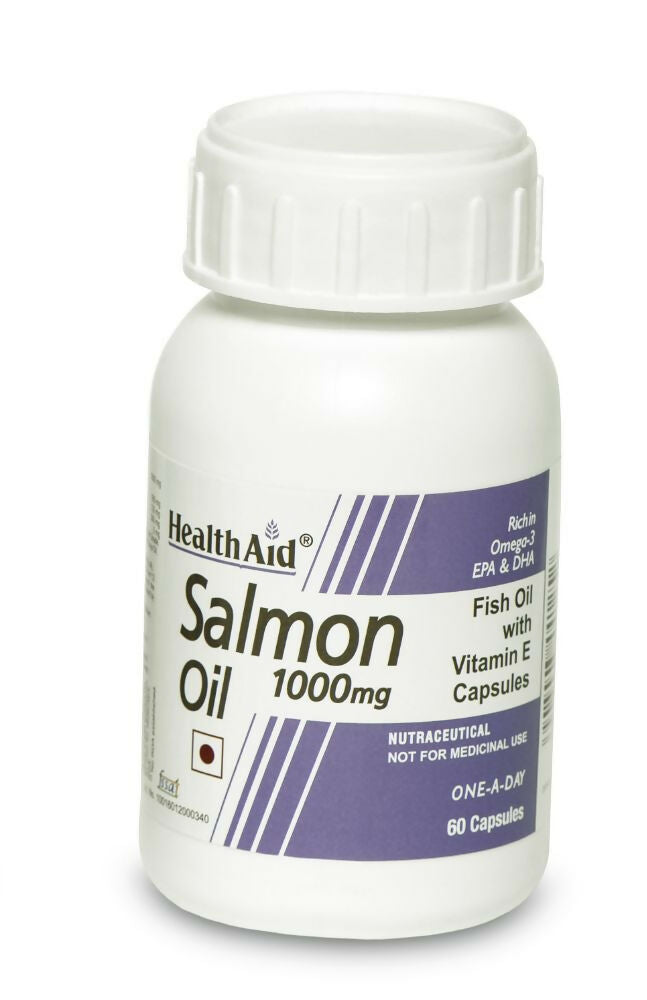 HealthAid Salmon Oil 1000 mg Capsules - Grab2buy