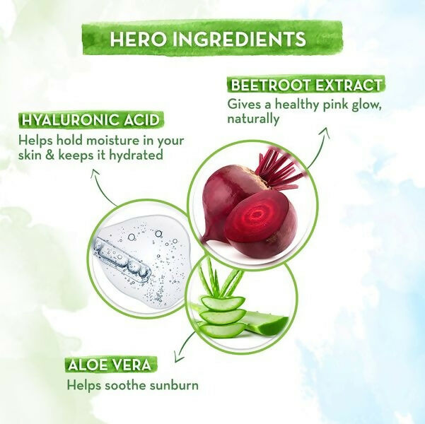 Mamaearth Beetroot Hydraful Sunscreen SPF 50 & PA++++ 