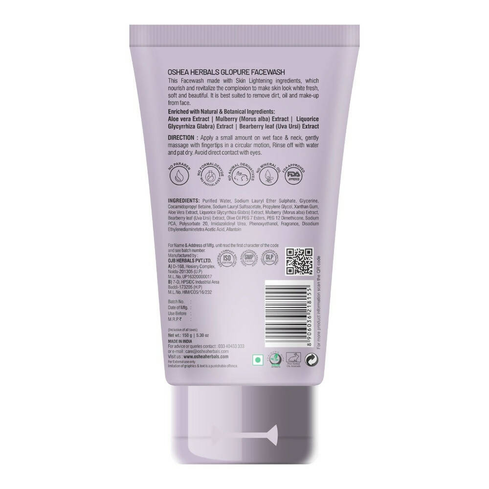 Oshea Herbals Glopure Lightening Face Wash - Grab2buy