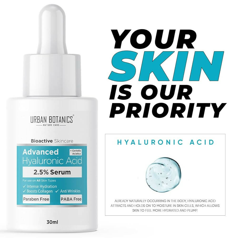 Urban Botanics Advanced 2.5% Hyaluronic Acid Serum  Grab2Buy Urban Botanics Grab2Buy