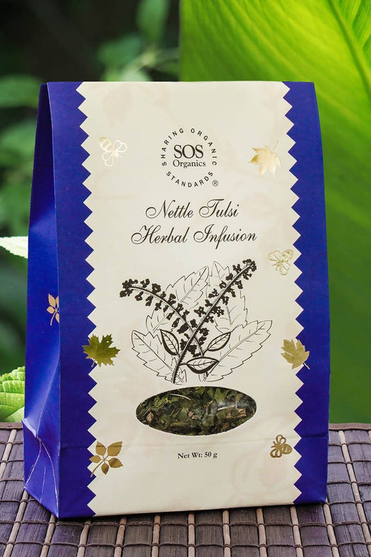 SOS Organics Nettle Tulsi Herbal Infusion - Grab2buy