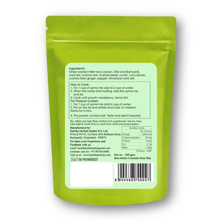 Haritha Foods Millet Upma Mix 
