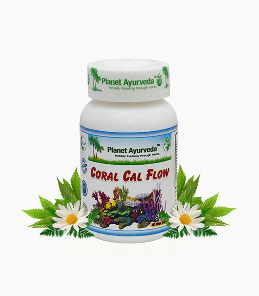 Planet Ayurveda Coral Cal Flow Capsules - Grab2buy