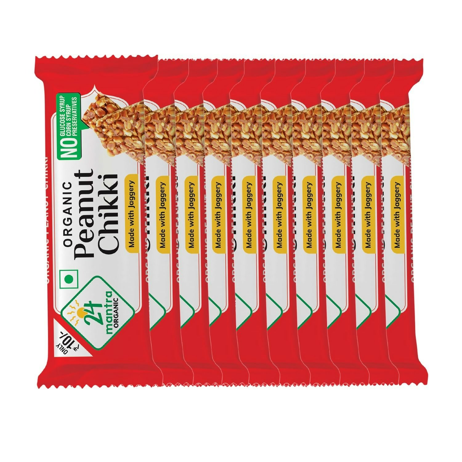 24 Mantra Organic Peanut Chikki 