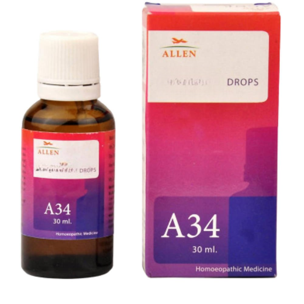 Allen Homeopathy A34 Acne Drops 
