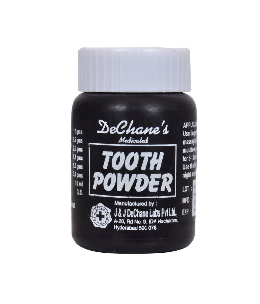 J & J Dechane Ayurvedic Medicated Tooth Powder 