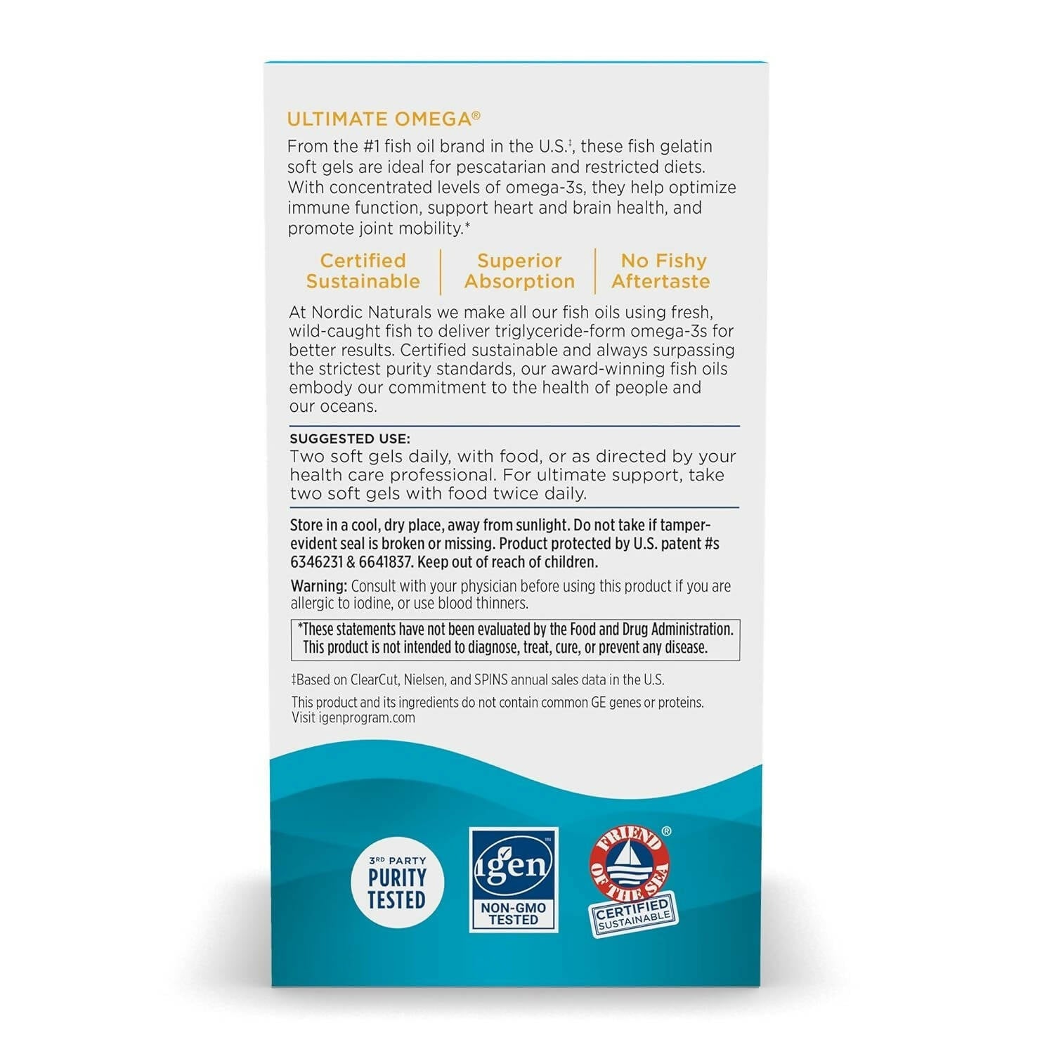 Nordic Naturals Ultimate Omega in Fish Gelatin Softgels - Lemon Flavor - Grab2buy