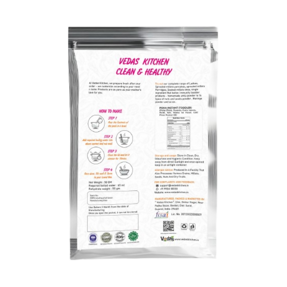 Vedas Kitchen Poha Instant (Toddlers)  Grab2Buy Vedas Kitchen Grab2Buy