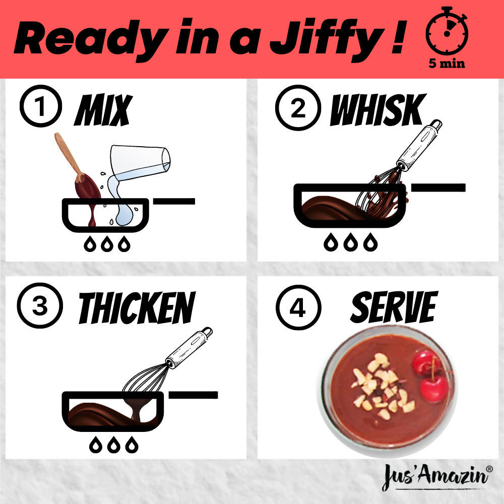 Jus Amazin 5-Minute Chocolate Mousse 