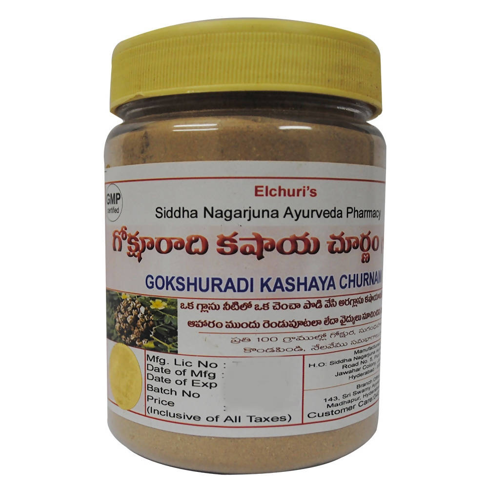 Siddha Nagarjuna Ayurveda Gokshuradi Kashaya churanam 