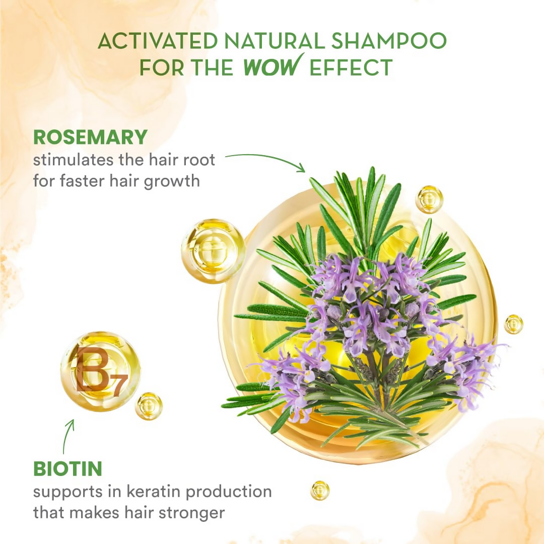 Wow Skin Science Rosemary With Biotin Hair Growth Shampoo  Grab2Buy Wow Skin Science Grab2Buy