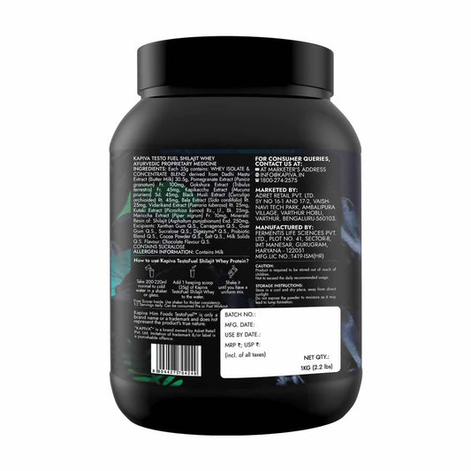 Kapiva Ayurveda Testofuel Sj Whey Protein 