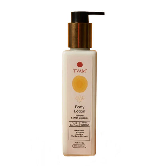 Tvam Almond Saffron Goats Milk Body Lotion  Grab2Buy Tvam Naturals Grab2Buy