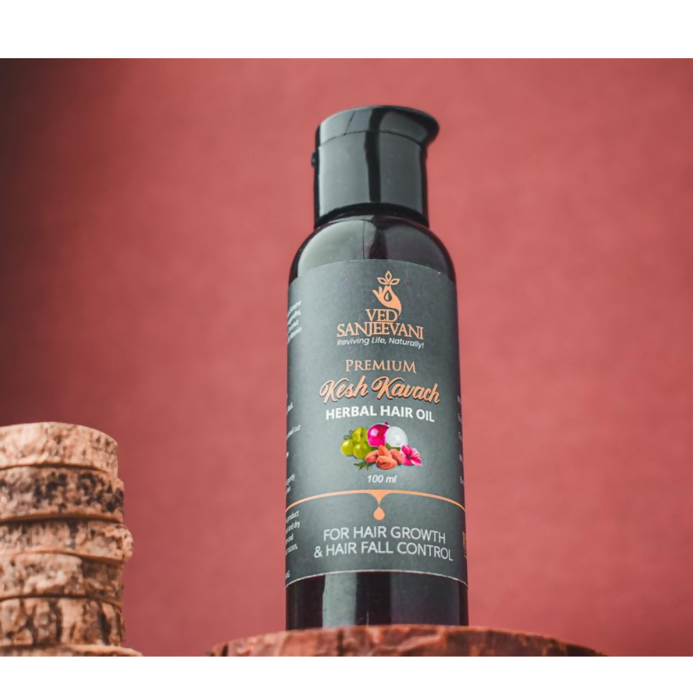 Ved Sanjeevani Kesh Kavach Herbal Hair Oil  Grab2Buy Ved Sanjeevani Grab2Buy