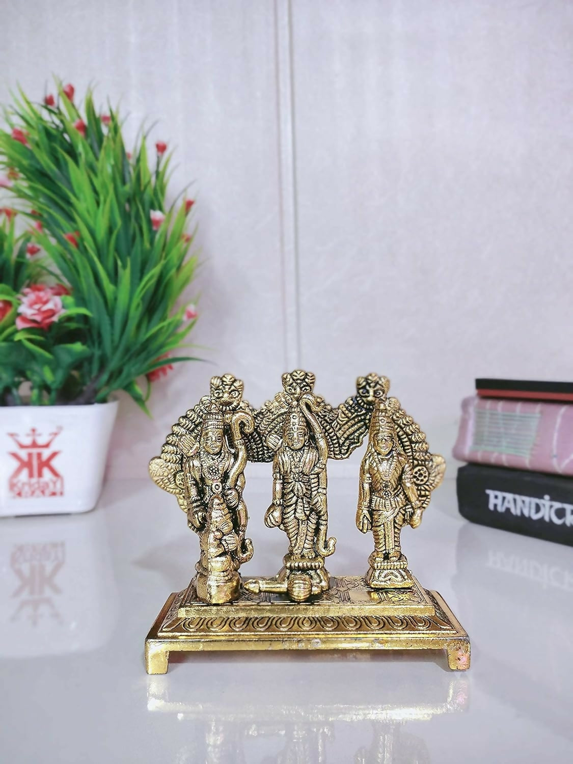 KridayKraft Shri Ram Darbar Metal Statue - Grab2buy