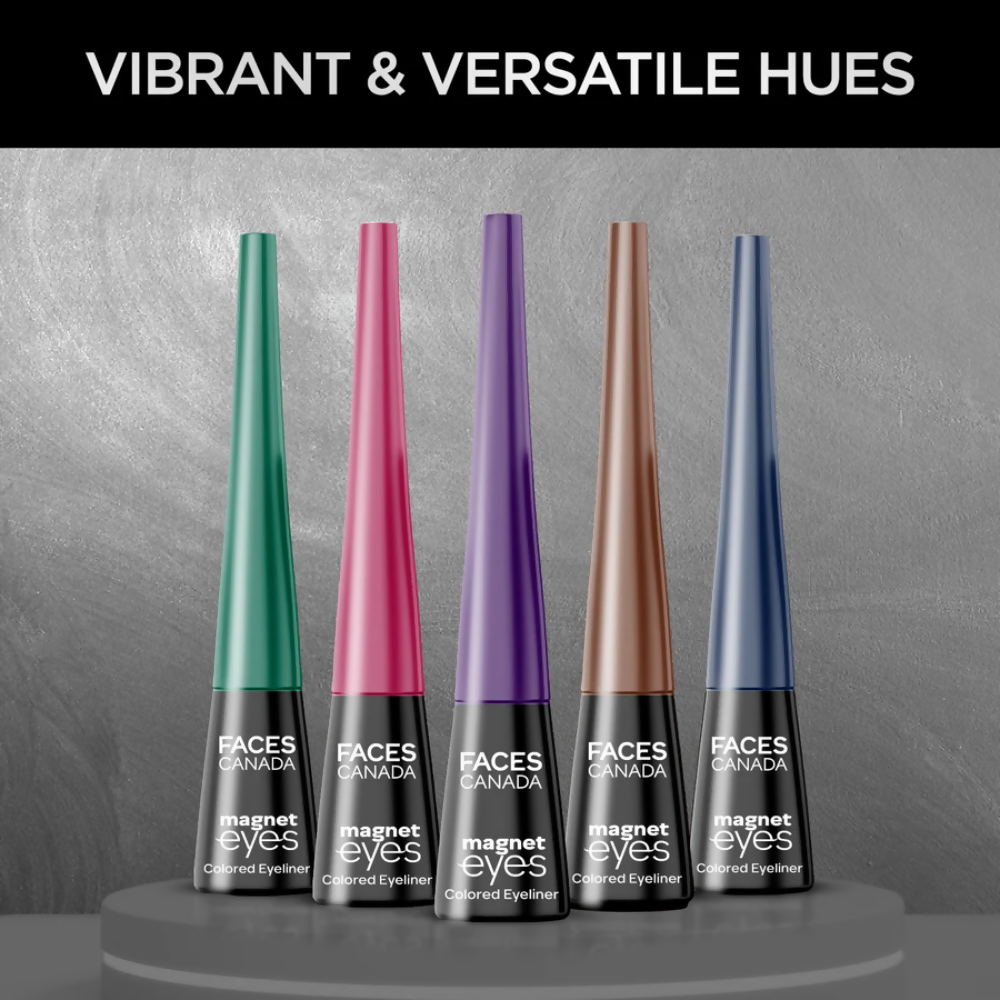 Faces Canada Magneteyes Colored Eyeliner - Dramatic Purple 01