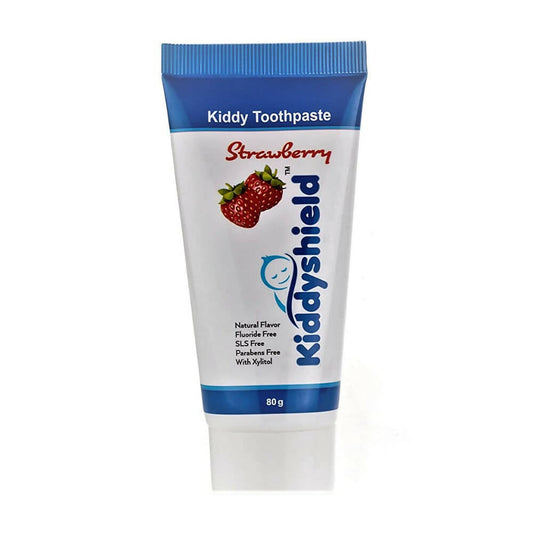 Kiddyshield Fluoride Free Formula Baby Toothpaste Strawberry For Kids 1- 5 Years - Grab2buy