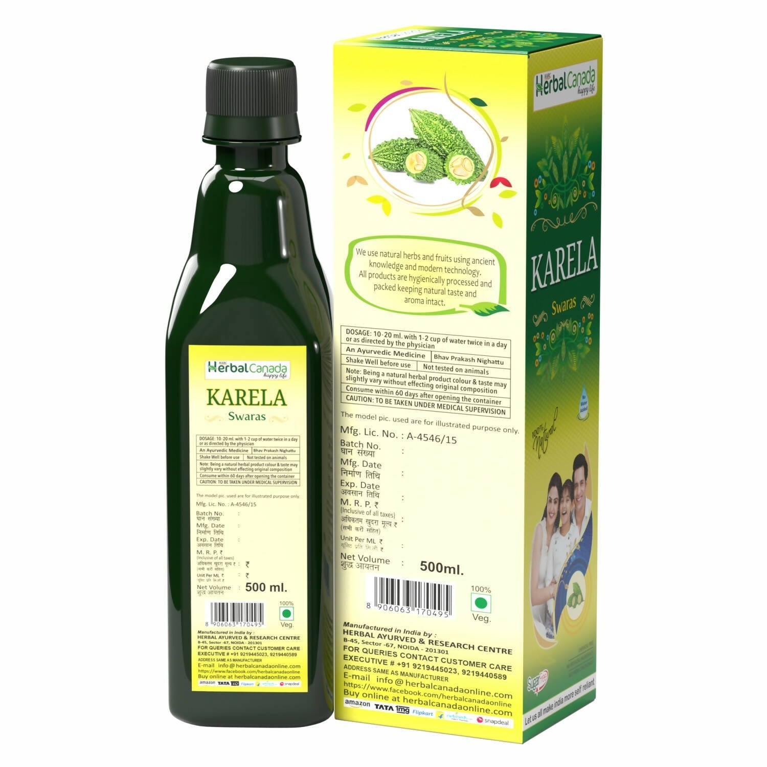 Herbal Canada Karela Ras - Grab2buy