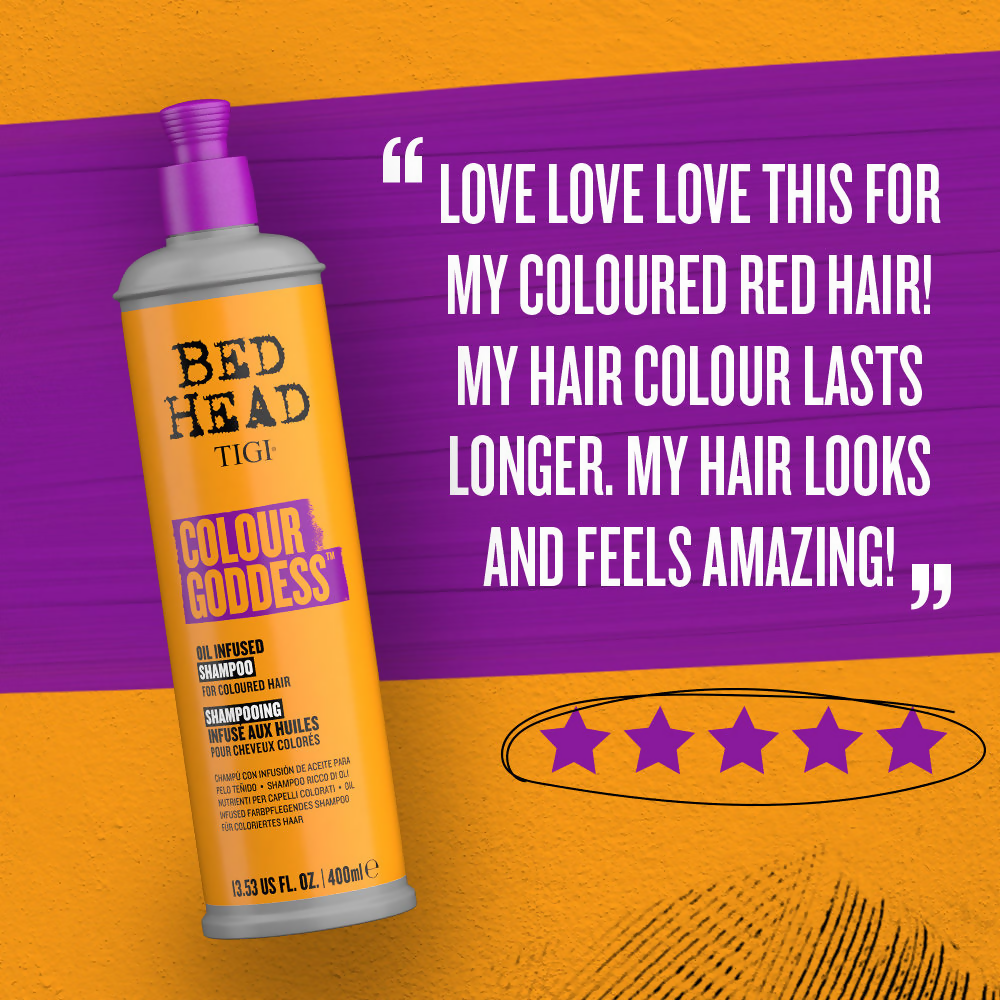 TIGI Bed Head Colour Goddess Oil Infused Shampoo  Grab2Buy TIGI Grab2Buy