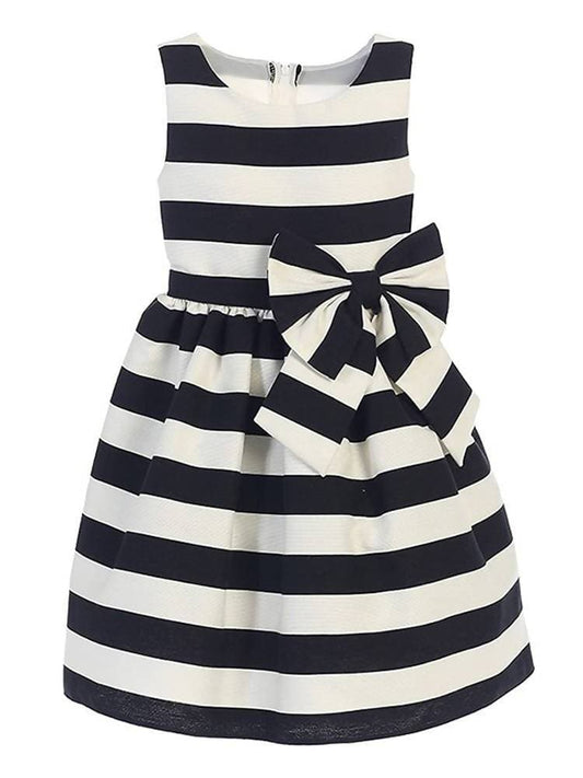 Asmaani Baby Girl Satin Knee Length Frock (AS-DRESS_22147) - Grab2buy
