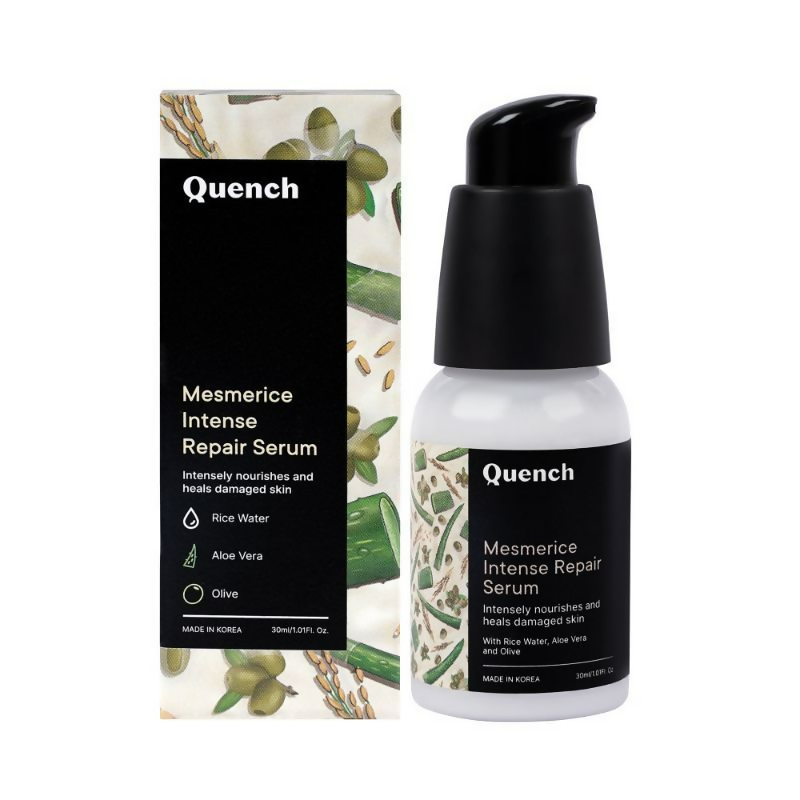 Quench Rice Water Intense Repair Serum With Niacinamide For Dewy & Even Skin Tone 