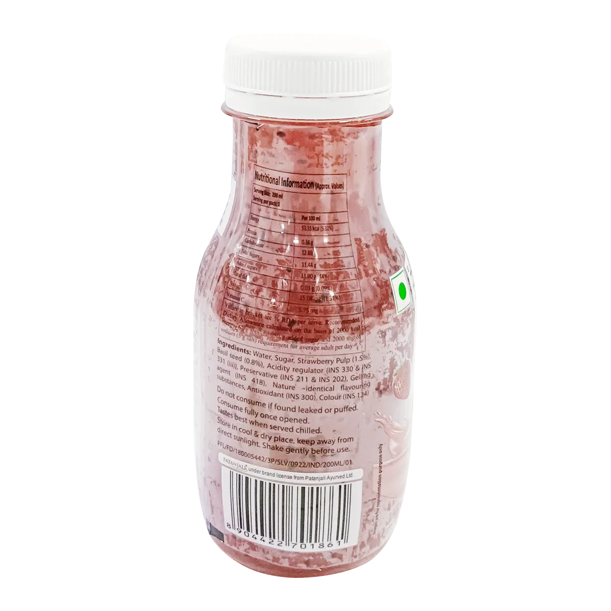 Patanjali Strawberry Basil Drink | Swadesiicart
