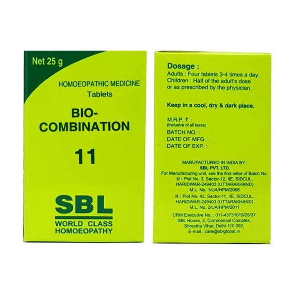 SBL Homeopathy Bio-Combination 11 Tablet 