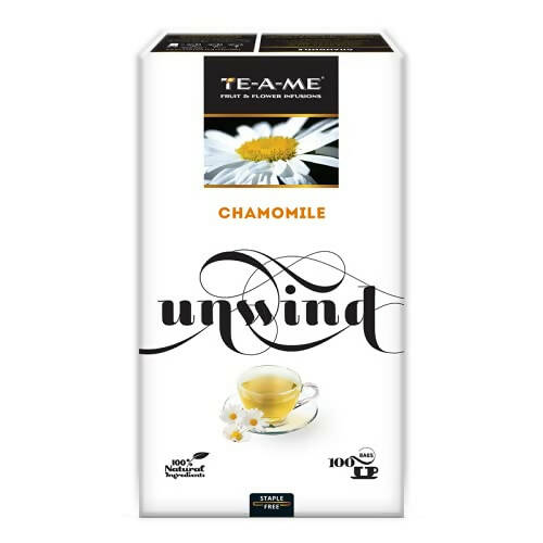 TE-A-ME Unwind Chamomile Herbal Tea Bags - Grab2buy