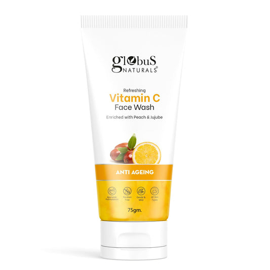 Globus Naturals Anti Ageing Globus Naturals Anti-Ageing Skin Brightening Vitamin C Face Wash