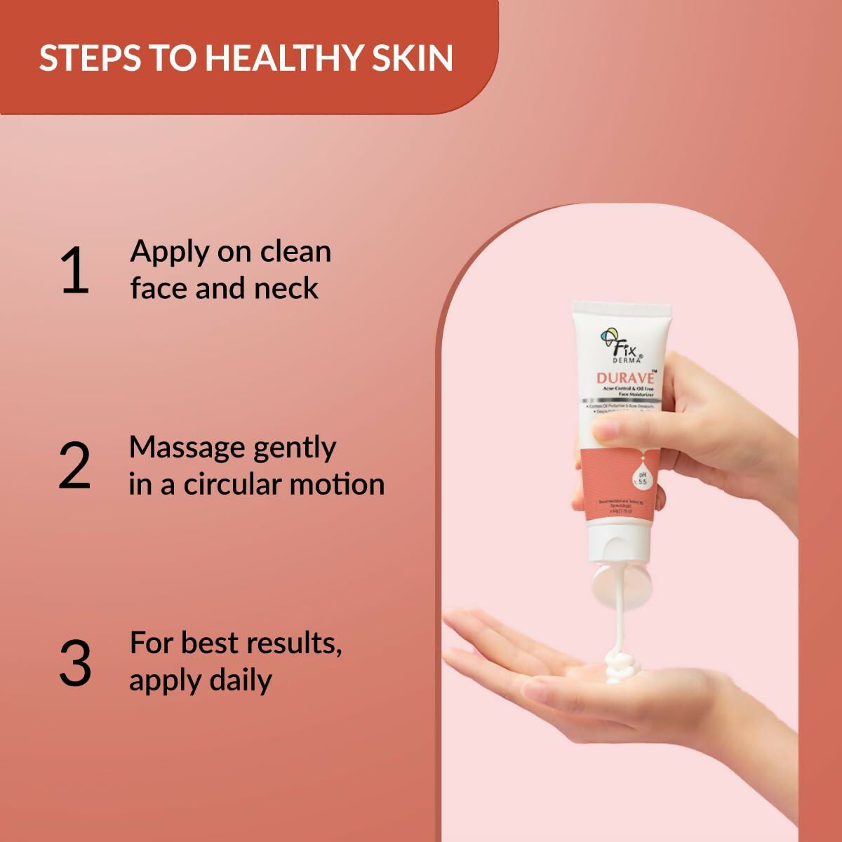 Fixderma Durave Acne Control & Oil Free Moisturizer for Face with Glycolic Acid 
