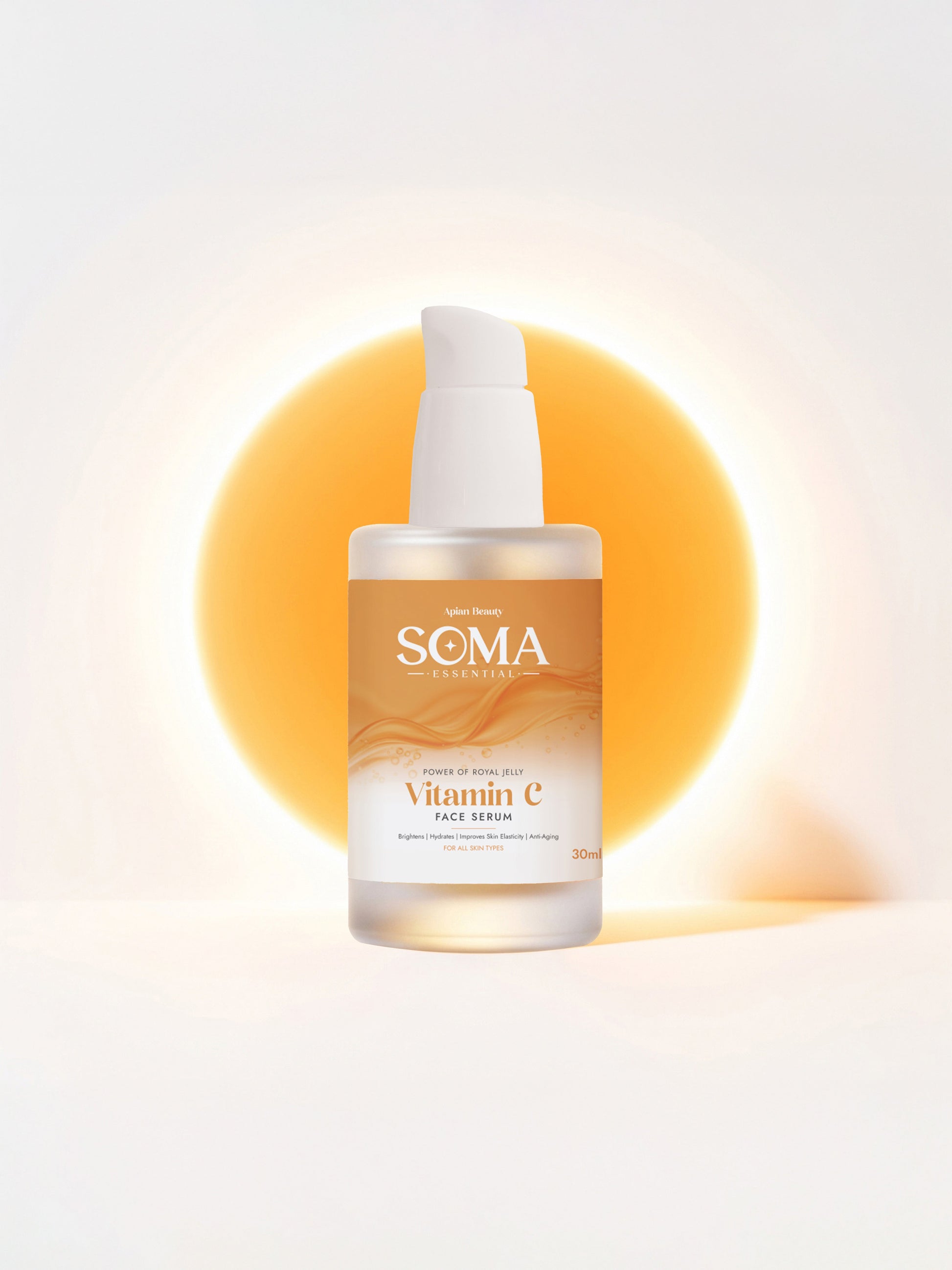 Soma Essential Royal Jelly Protein Glow Vitamin C Serum For Dull, Uneven & Tired Skin