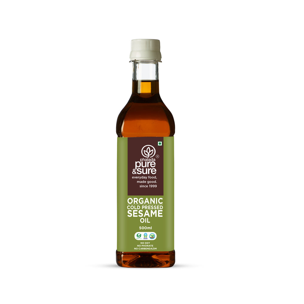 Pure & Sure Organic Cold Pressed Sesame Oil 