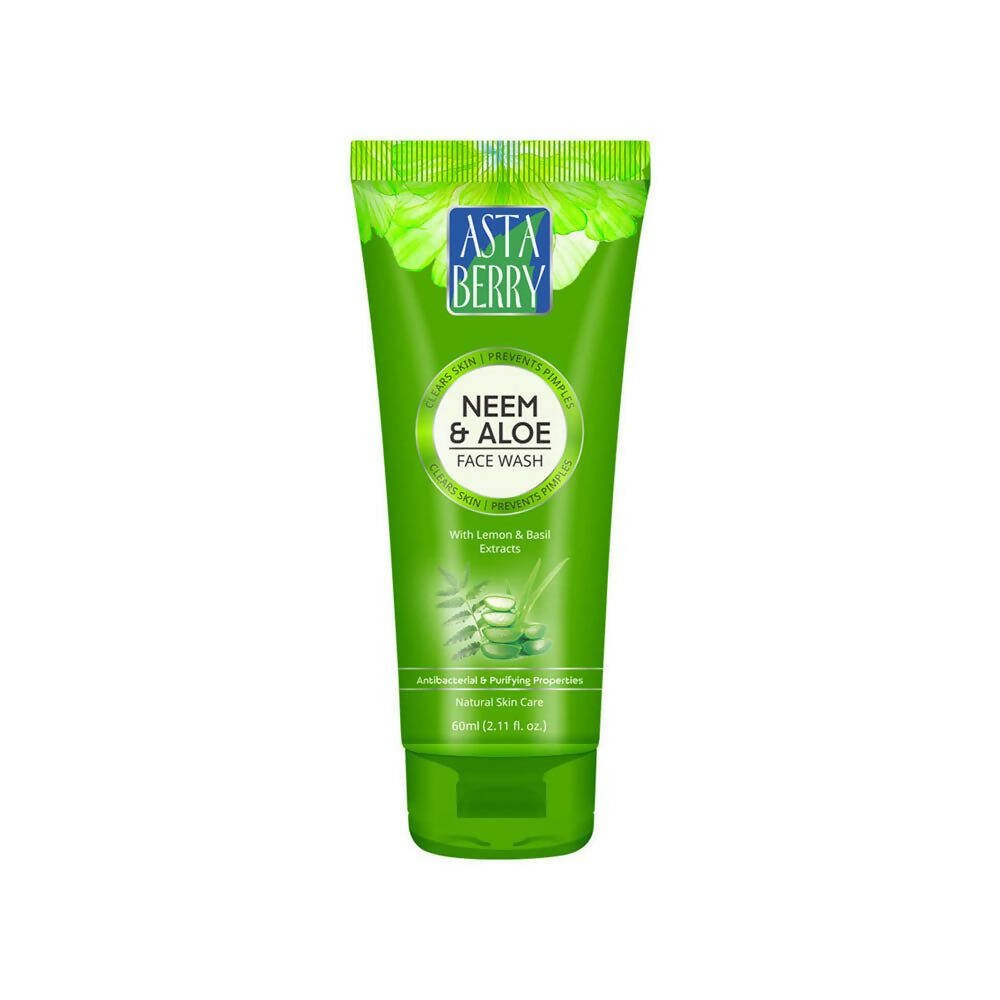 Astaberry Neem & Aloe Face Wash with Lemon & Basil Extracts 