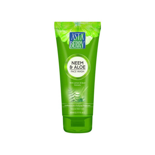 Astaberry Neem & Aloe Face Wash with Lemon & Basil Extracts 