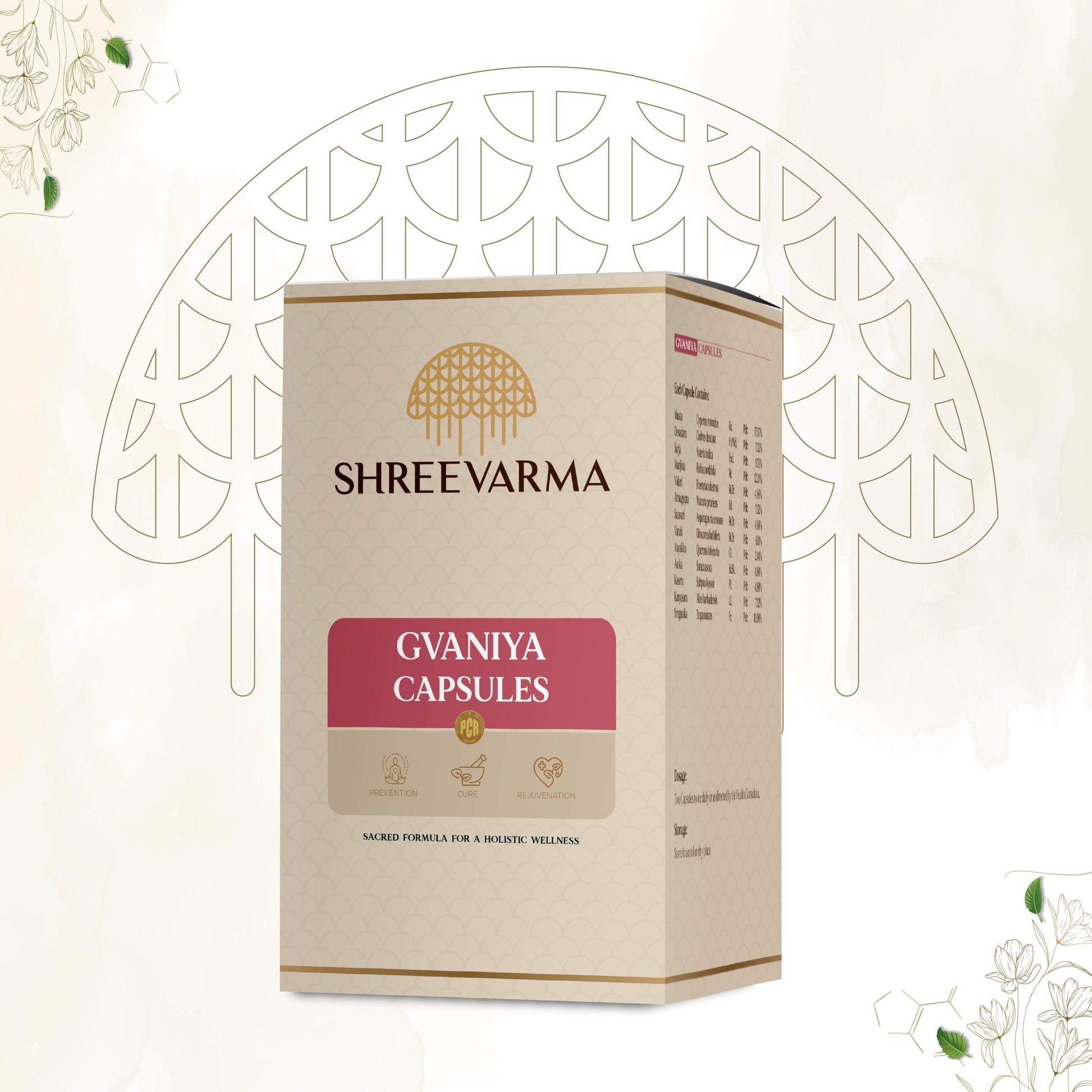 Shreevarma Gvaniya Capsules Men & Women’S Wellness 