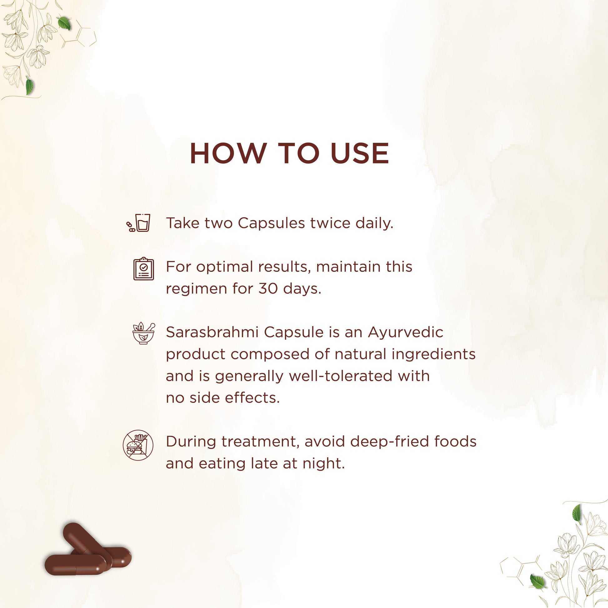 Shreevarma Saras Brahmi Capsules 