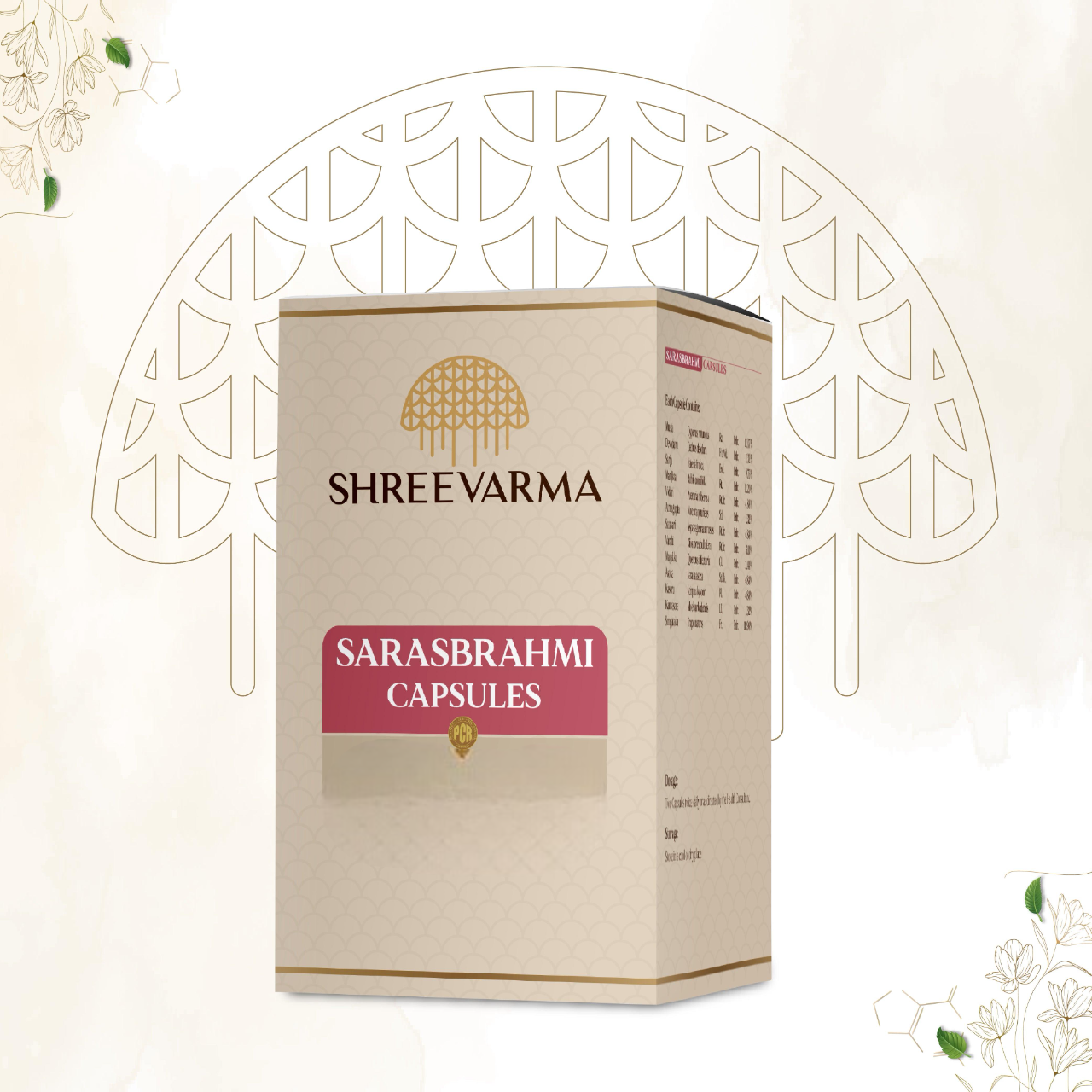 Shreevarma Saras Brahmi Capsules 