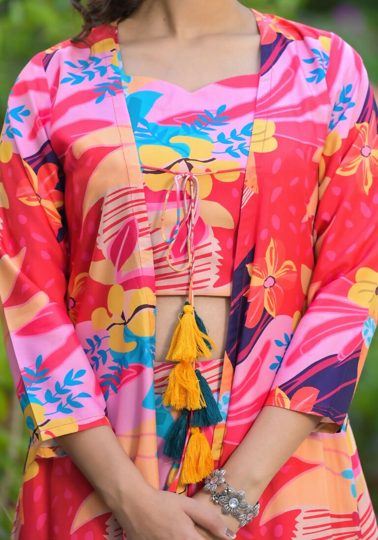 Designer Stylish Multi Ab Cotton Stitched jacket Style - Anbazaar
