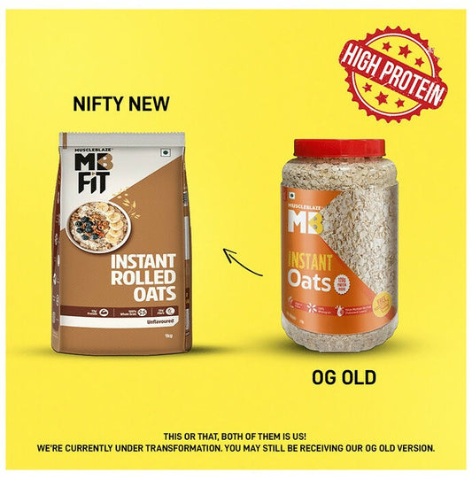 MuscleBlaze Instant Wholegrain Rolled Oats - Grab2buy