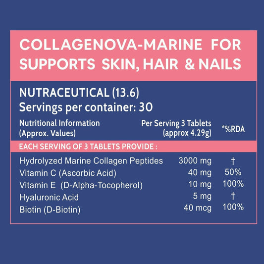 Carbamide Forte Hydrolyzed Marine Collagen Tablets 