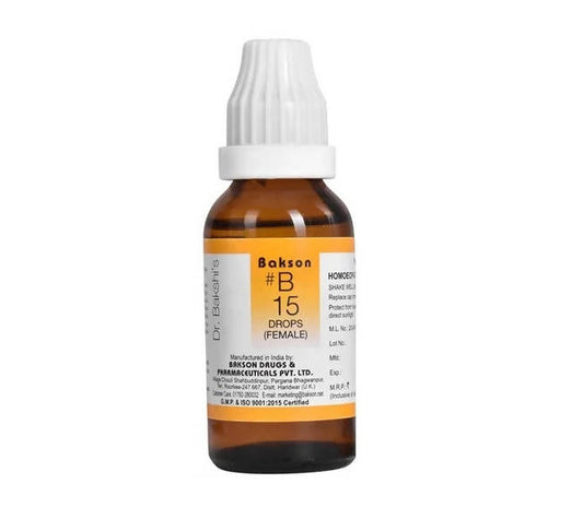Bakson's Homeopathy B15 Drops (Female) 