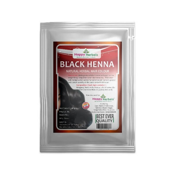 Happy Herbals Black Henna - Grab2buy
