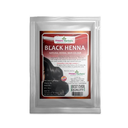 Happy Herbals Black Henna - Grab2buy
