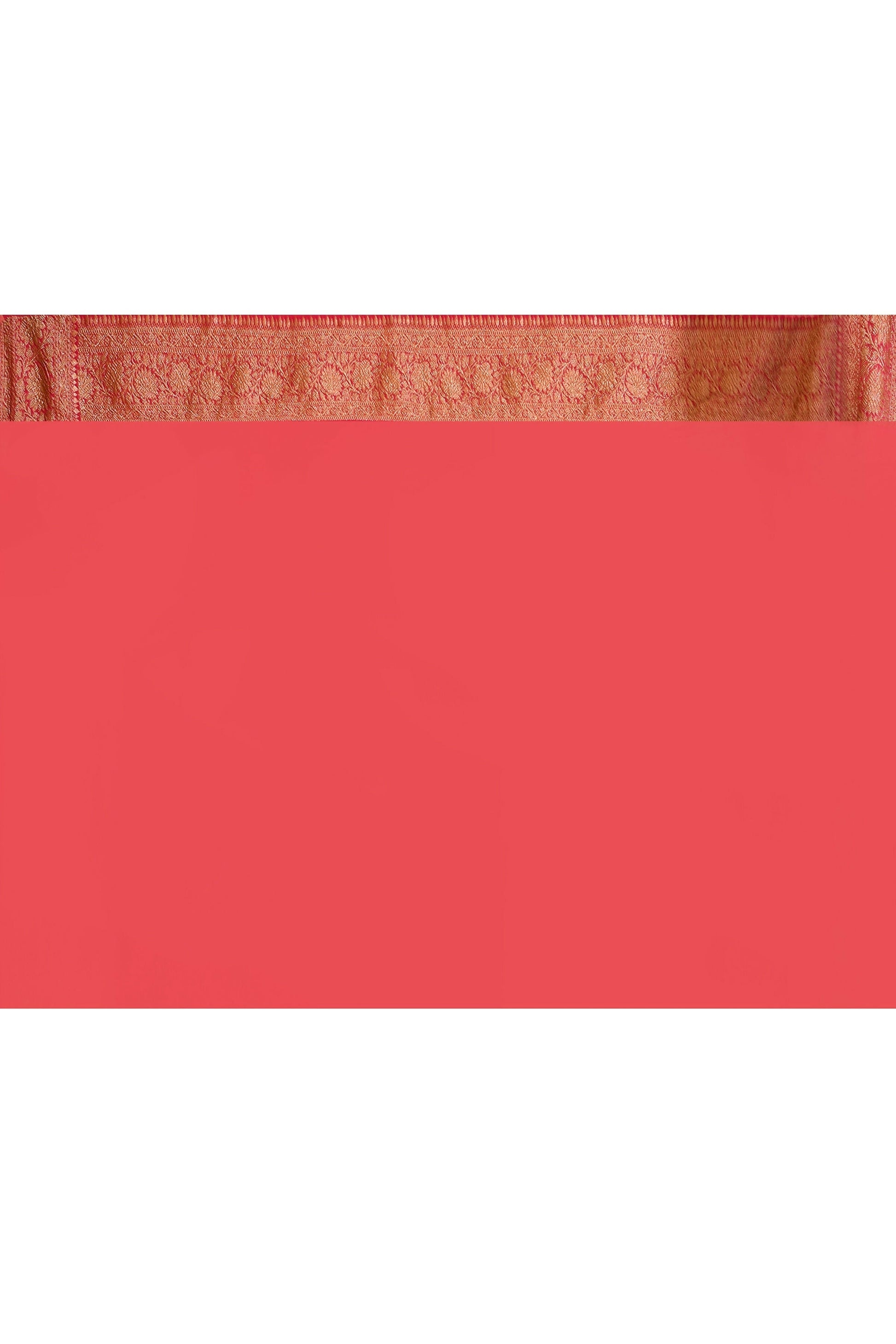 Joban Fashion Green Crepe Chiffon Pure Handloom Banarasi Silk Saree | Swadesiicart